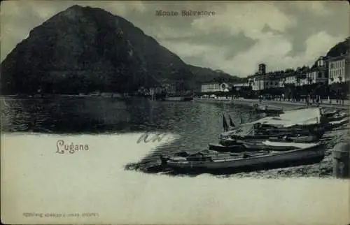 Ak Lugano Kanton Tessin Schweiz, Monte Salvatore