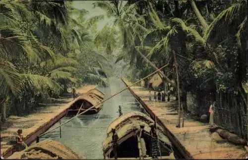 Ak Ceylon Sri Lanka, Negambo Canal