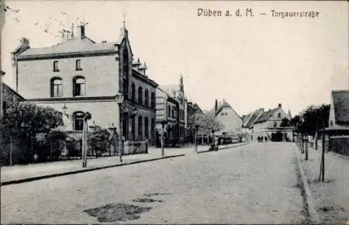 Ak Bad Düben an der Mulde Sachsen, Torgauer Straße