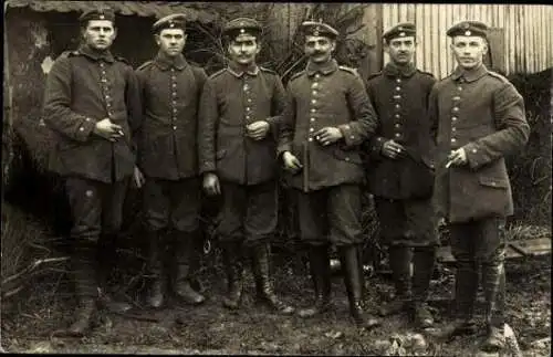 Set von 10 AK Soldaten Kaiserreich Gruppenbild