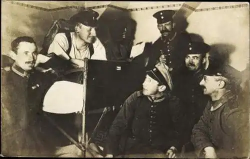 Set von 10 AK Soldaten Kaiserreich Gruppenbild