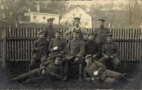 Set von 10 AK Soldaten Kaiserreich Gruppenbild