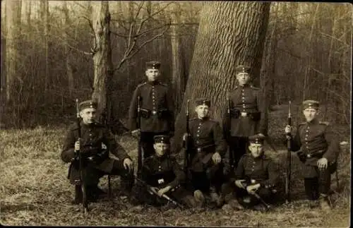 Set von 10 AK Soldaten Kaiserreich Gruppenbild