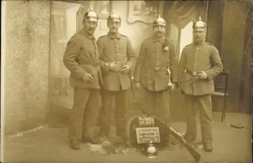 Set von 10 AK Soldaten Gruppenbild Kaiserreich