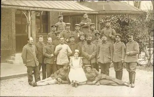 Set von 10 AK Soldaten Gruppenbild Kaiserreich