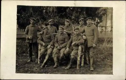 Set von 10 Ak Soldaten Gruppenbild Kaiserreich