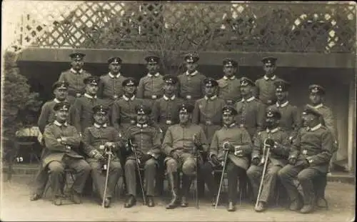 Set von 10 Ak Soldaten Gruppenbild Kaiserreich