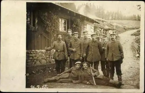 Set von 10 Ak Soldaten Gruppenbild Kaiserreich