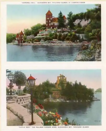 Set von 10 Ak zusammenhängend im Umschlag Thousand Island  Canada