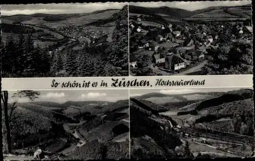 Ak Züschen Winterberg im Sauerland, Ort, Umgebung