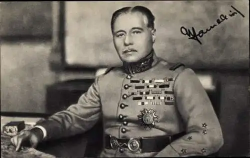 Ak Monsieur le Général Gamelin, Vice President du Conseil Superieur de la Guerre