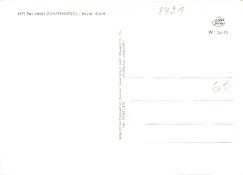 Ak Grafenwiesen Bayern, Panorama