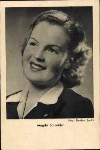 Ak Schauspielerin Magda Schneider, Portrait, Ross Verlag