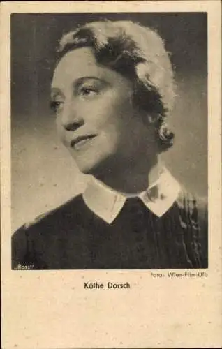 Ak Schauspielerin Käthe Dorsch, Portrait, Ross Verlag