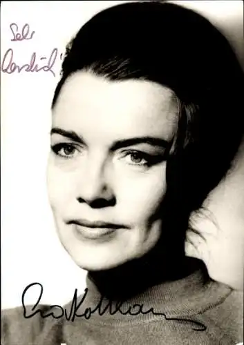 Ak Schauspielerin Eva Kotthaus, Portrait, Autogramm