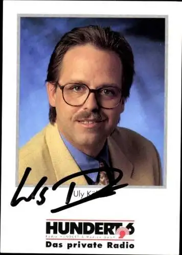 Ak Moderator Uly Köhler, Portrait, Autogramm