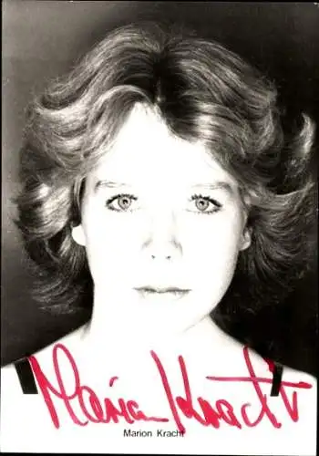 Ak Schauspielerin Marion Kracht, Portrait, Autogramm