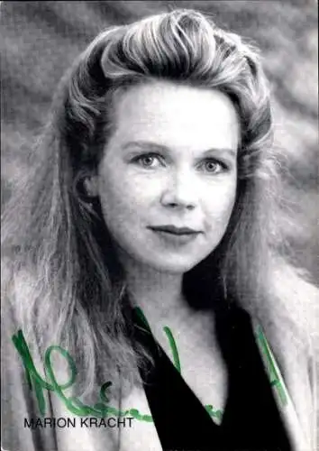 Ak Schauspielerin Marion Kracht, Portrait, Autogramm