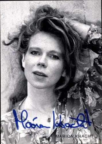 Ak Schauspielerin Marion Kracht, Portrait, Autogramm