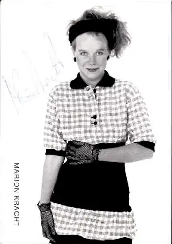 Ak Schauspielerin Marion Kracht, Portrait, Autogramm