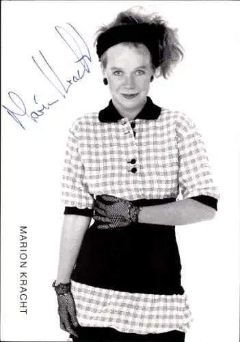 Ak Schauspielerin Marion Kracht, Portrait, Autogramm