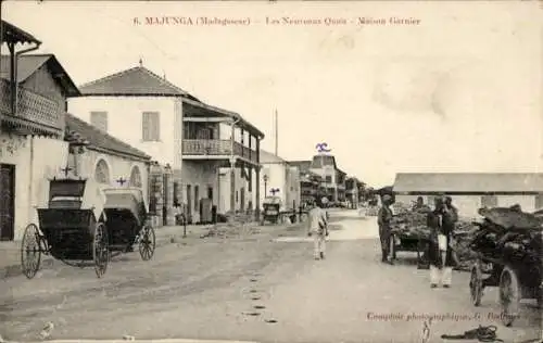 Ak Mahajanga Majunga Madagaskar, Les Nouveaux Quais, Maison Garnier