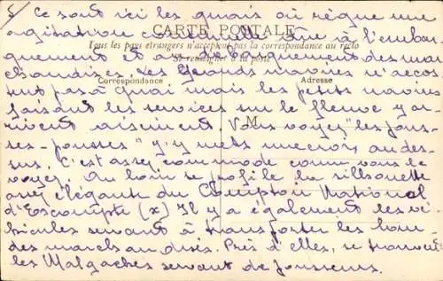 Ak Mahajanga Majunga Madagaskar, Les Nouveaux Quais, Maison Garnier