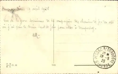 Ak Buenos Aires Argentinien, Estacion Constitucion