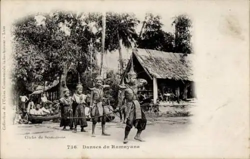 Ak Laos, Danses du Ramayana