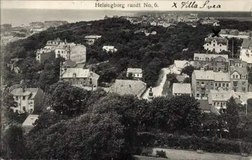 Ak Hälsingborg Helsingborg Schweden, Panorama, Villa Svea