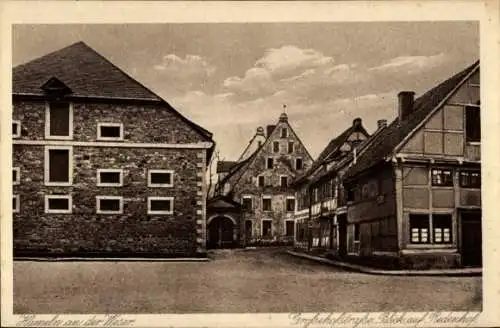 Ak Hameln an der Weser, Großehofstraße, Redenhof, alte Häuser