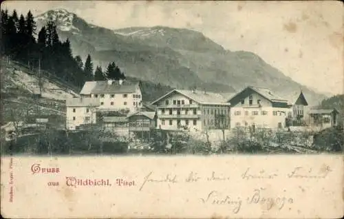 Ak Wildbichl Niederndorferberg Tirol, Teilansicht