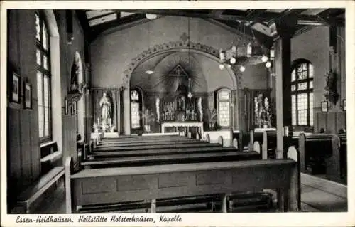 Ak Heidhausen Essen im Ruhrgebiet, Heilstätte Holsterhausen, Kapelle