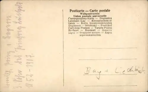 Ak Prinz Arnulf von Bayern, Prinzessin Therese