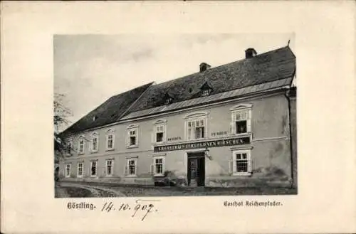 Ak Göstling an der Ybbs in Niederösterreich, Gasthof Reichenpfader