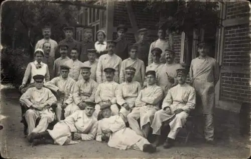 Foto Ak Ciechocinek Westpreußen, Soldaten im Orts-Lazarett, I WK