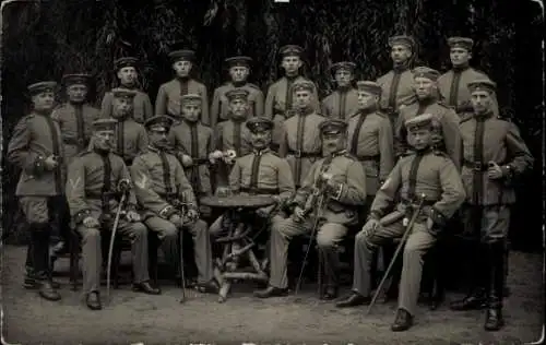 Foto Ak Deutsche Soldaten in Uniformen, Infanterie Regiment zu Pferd Nr. 5