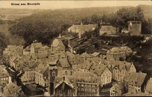 Ak Monschau Montjoie in der Eifel, Gesamtansicht