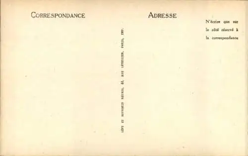 Ak Biskra Algerien, Public Garden Alley