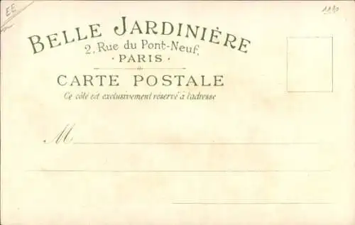 Litho Souvenir de la Belle Jardiniere, Rue du Pont-Neuf, Paris