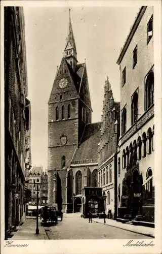 Ak Hannover in Niedersachsen, Marktkirche