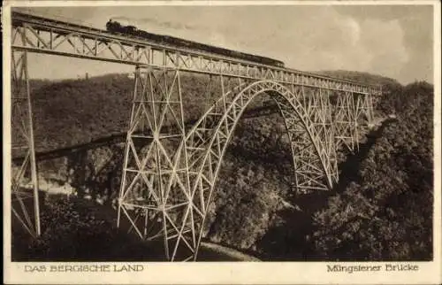 Ak Solingen im Bergischen Land, Müngstener Brücke, Kaiser Wilhelm Brücke