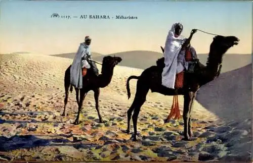 Ak Maghreb, Araber in der Wüste, Kamele