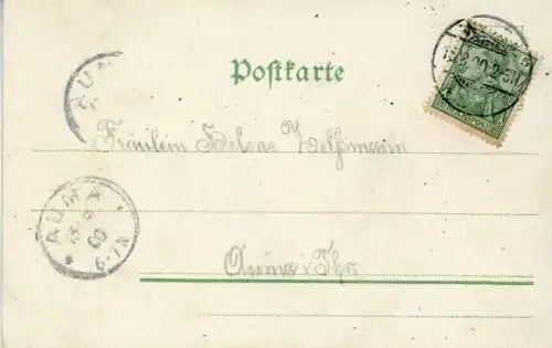 Perl Litho Liebespaar auf einer Bank, Herz