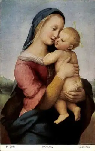 Künstler Ak Raffael, Madonna di Tempi