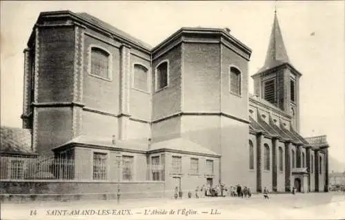 Ak Saint Amand les Eaux Nord, Kirche