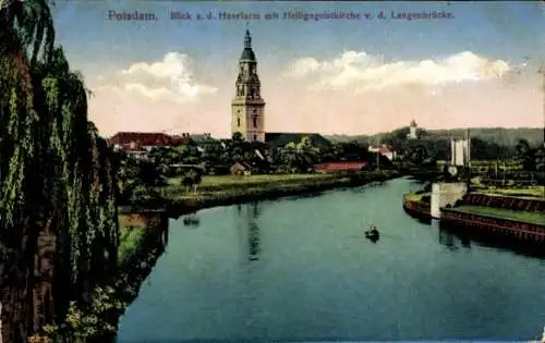 Ak Potsdam in Brandenburg, Havelarm, Heiligegeistkirche