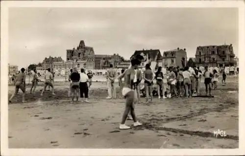 Ak Villers sur Mer Calvados, Strand