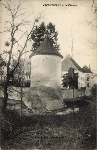 Ak Arrentières Aube, Le Chateau