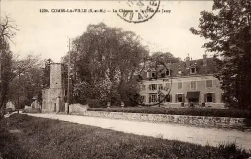 Ak Combs la Ville Seine et Marne, Schloss, Tour de Jarcy